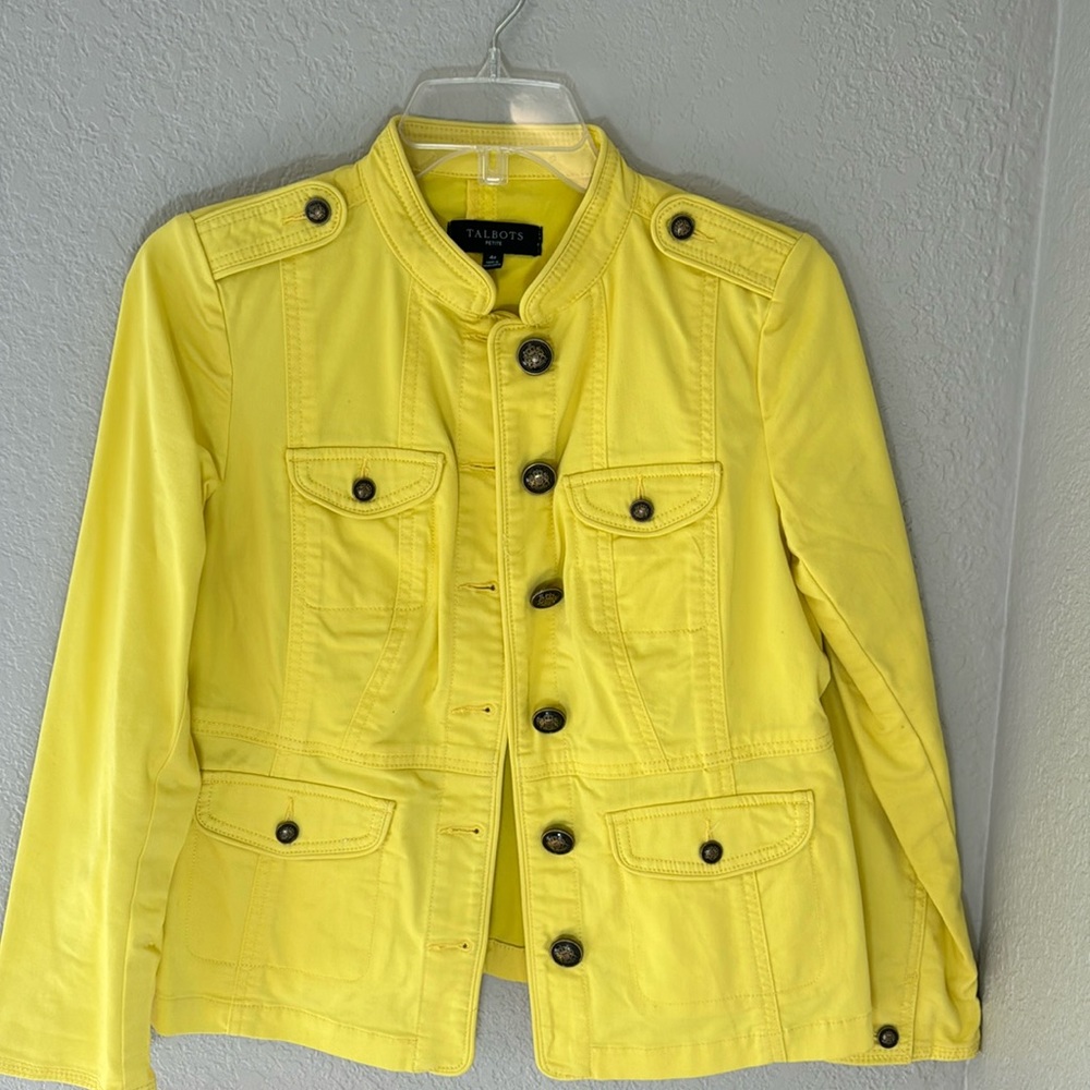 Talbots Yellow Jean Jacket